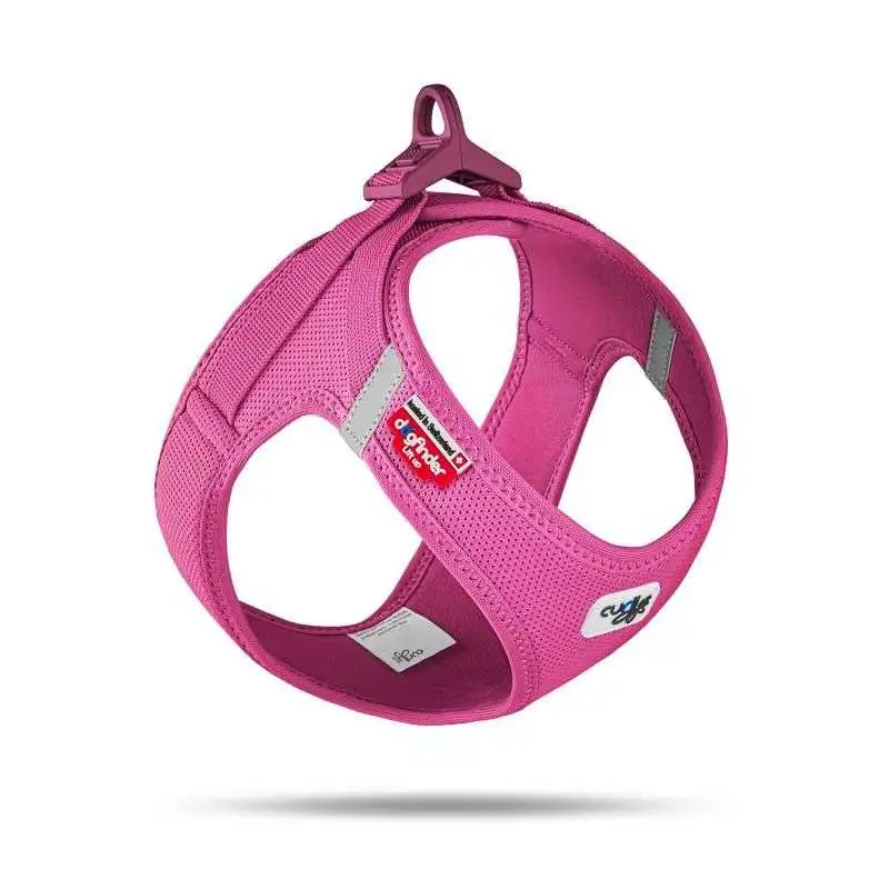 Curli Arnés Air Mesh Brown Fucsia