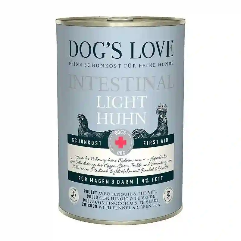 Love's Love Primeros auxilios Lata de luz intestinal Pollo | Alimento sensible 400gr