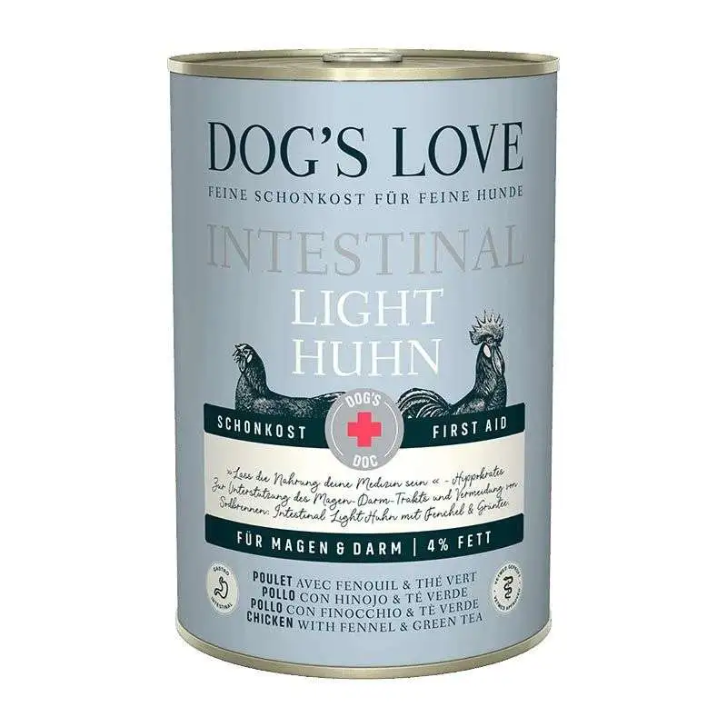 Love's Love Primeros auxilios Lata de luz intestinal Pollo | Alimento sensible 400gr
