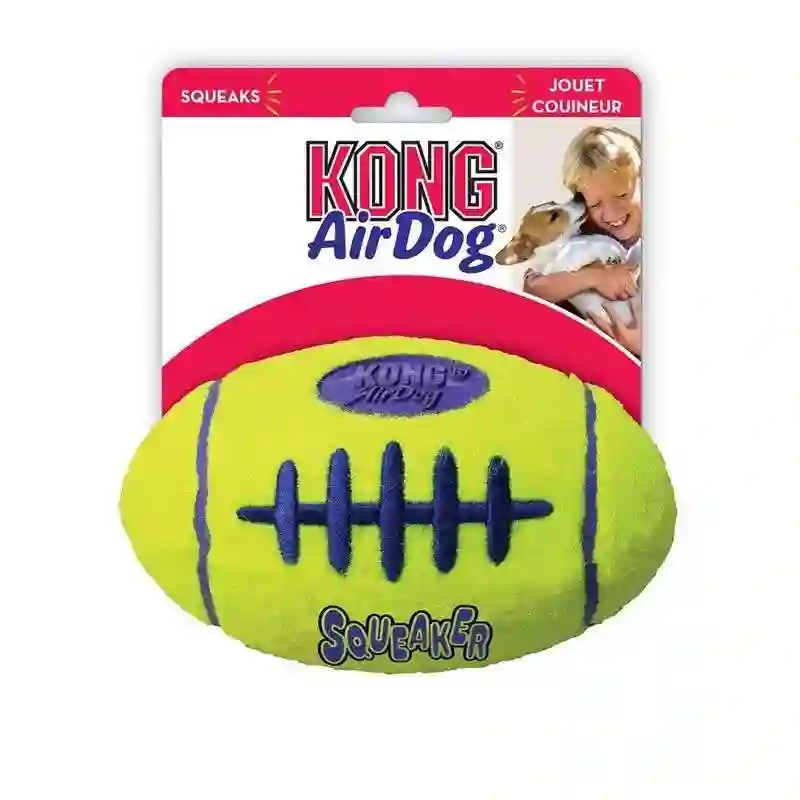 Kong Airdog Squeaker Fútbol