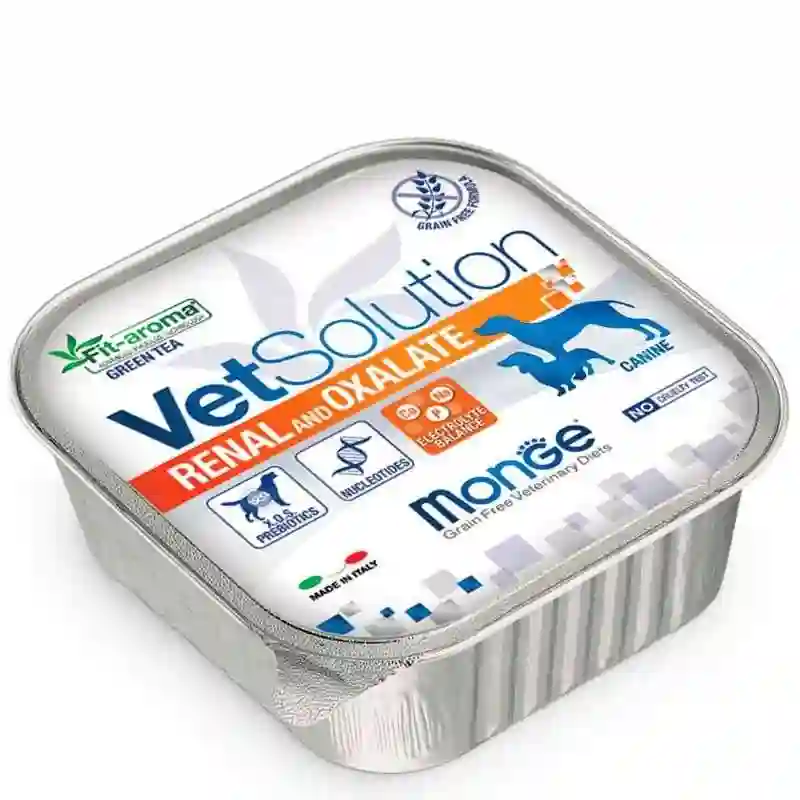 Monge Vetsolution Tarrina Renal y Oxalatos para Perros 150g