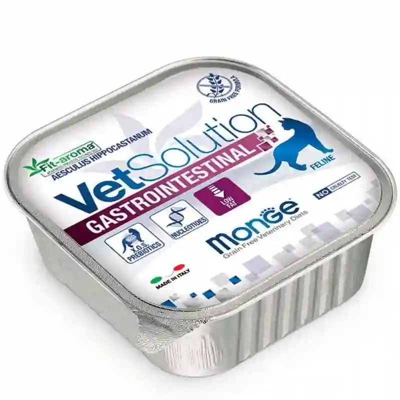 Monge Vet Solution Tarrina Gastrointestinal para Gatos 100g