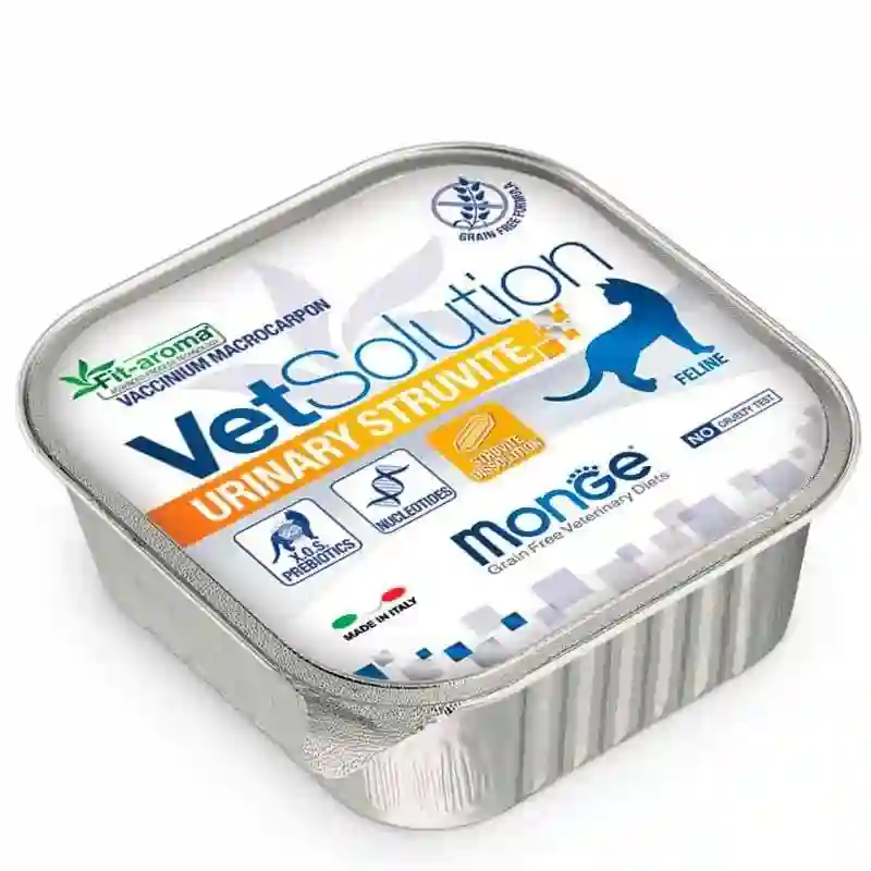 Monge Vet Solution Tarrina Urinary Estruvita para Gatos 100g