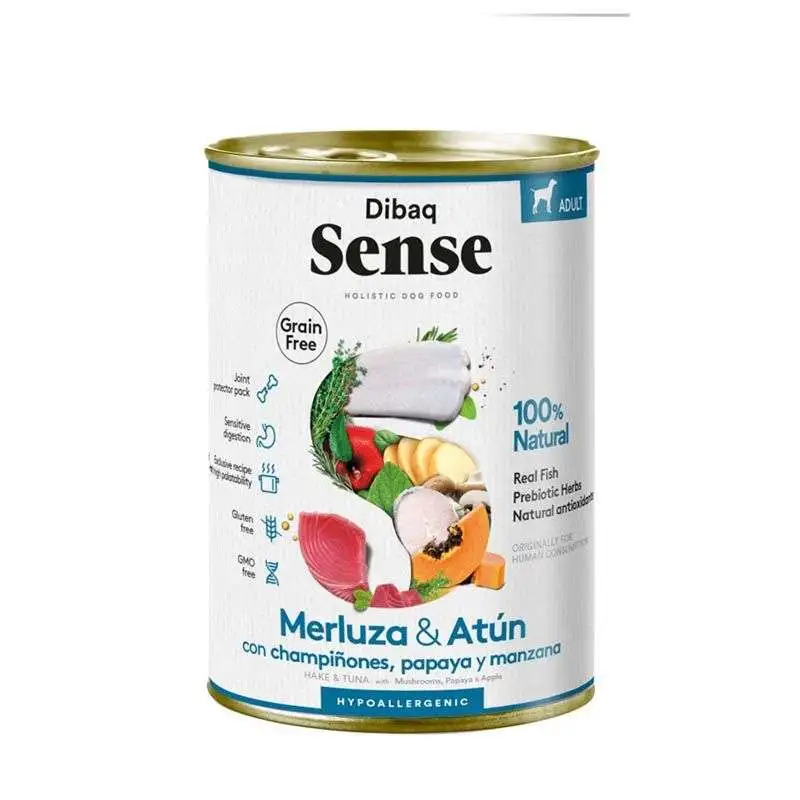 Dibaq Sense Lata Merluza y Atún 380G