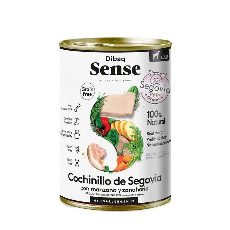 Dibaq Sense Lata Cochinillo de Segovia para Perros 380G