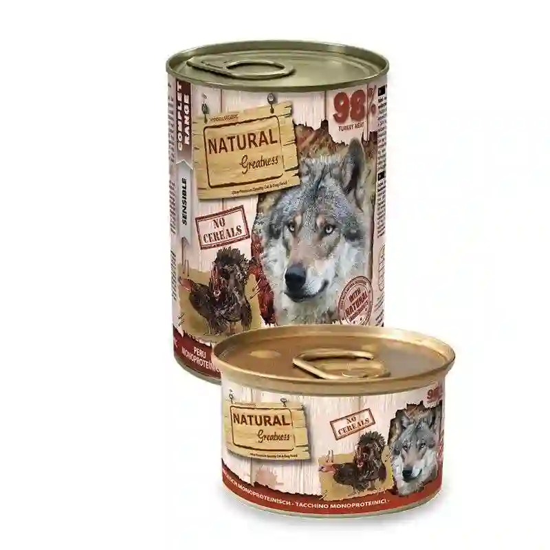 Grandeza natural lata receta de pavo monoproteica para perros