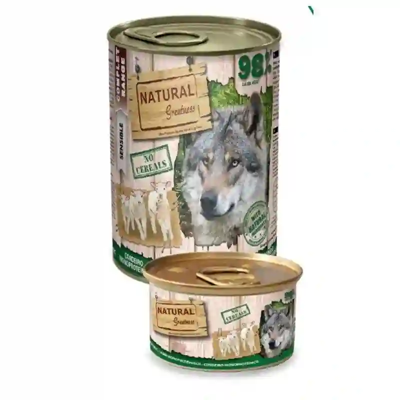 Grandeza natural lata receta de corero monoproteica para perros