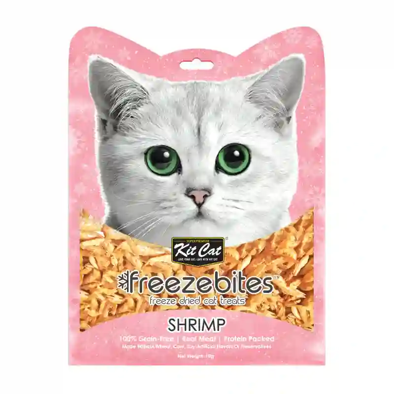 Kit gato congelebites camarones bocadillos nales para gatos 15g