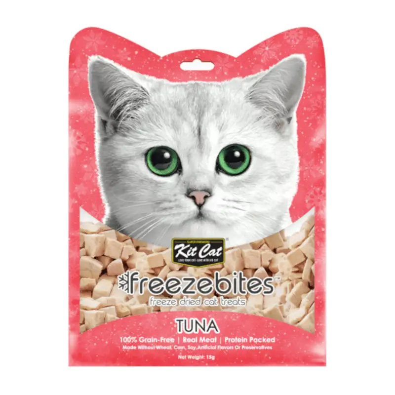 Kit Cat FreezeBites Atún Snacks naturales para gatos 15G