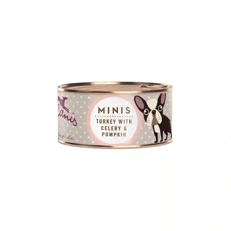 Terra Canis Lata Mini Grain Free Pavo Con Apio y Calabaza 100g