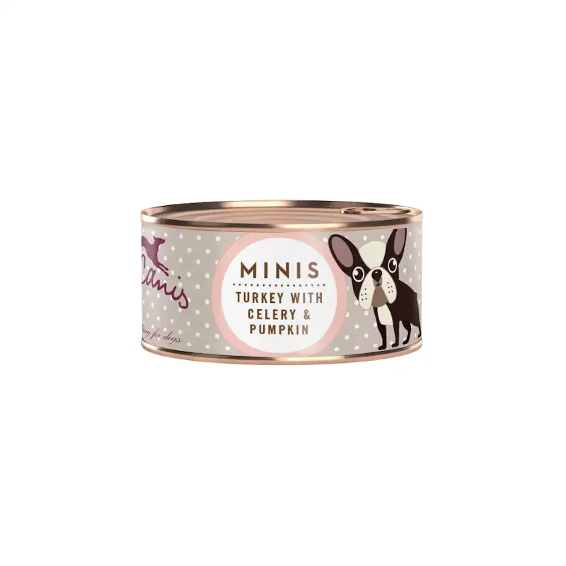 Terra Canis Lata Mini Grain Free Pavo Con Apio y Calabaza 100g