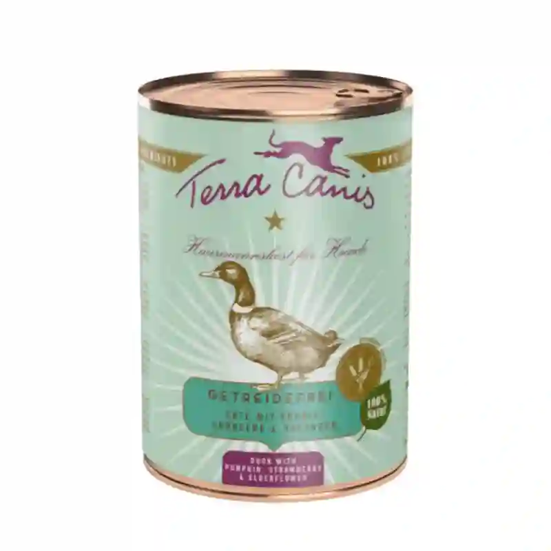 Terra Canis Lata Grain Free Pato con Calabaza, y Fresa 400g