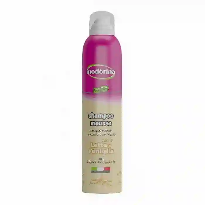 Inodorina Champú en Seco Perros Leche y Vainilla 300ml