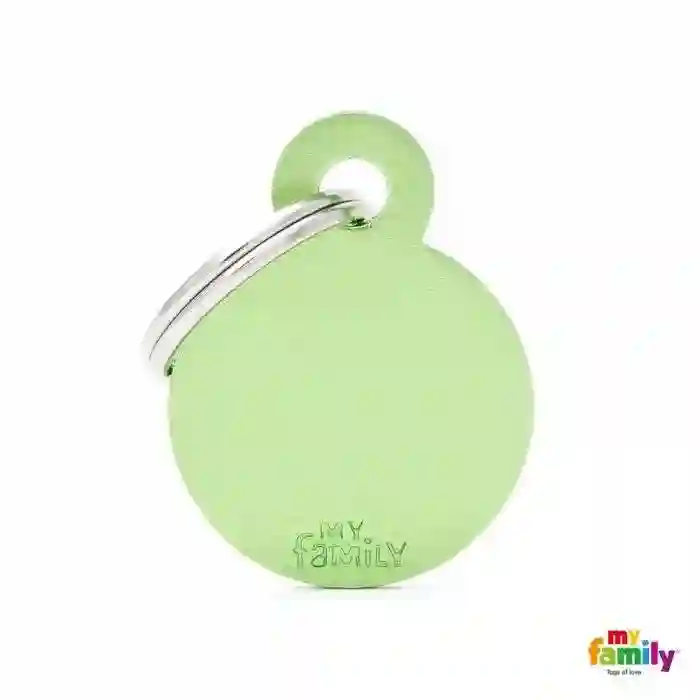 PlacA Colecció Básico Círculo Pequeño Aluminio Verde