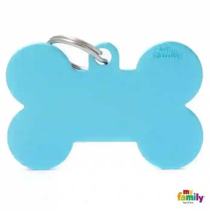 Placa Coleción Básica Hueso XL Aluminio Celeste