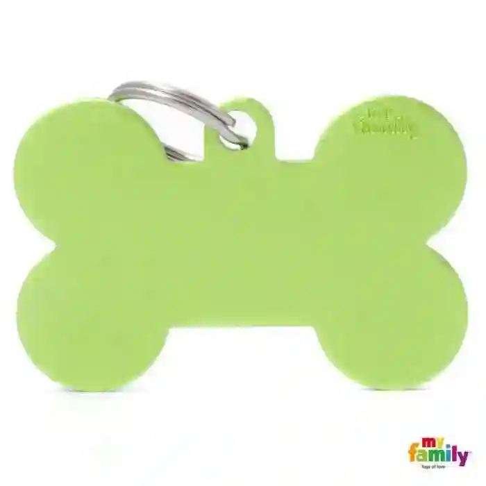 Placa Colección Basic Hueso XL Aluminio Verde