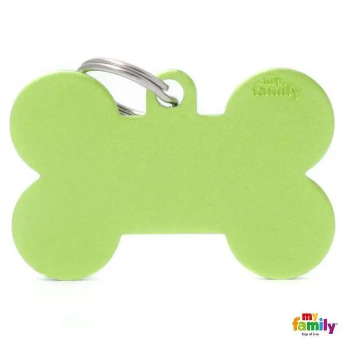Placa Colección Basic Hueso XL Aluminio Verde