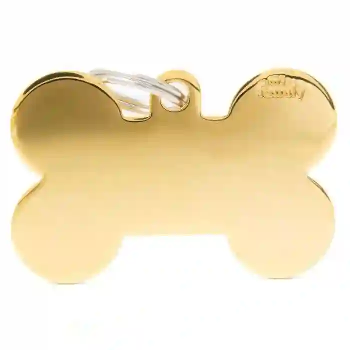 Placa Coleción Básica Hueso XL Latón Dorado
