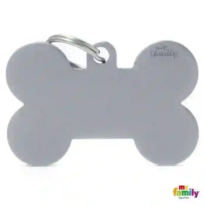 PlacA Colecció Básico Hueso XL Aluminio Gris