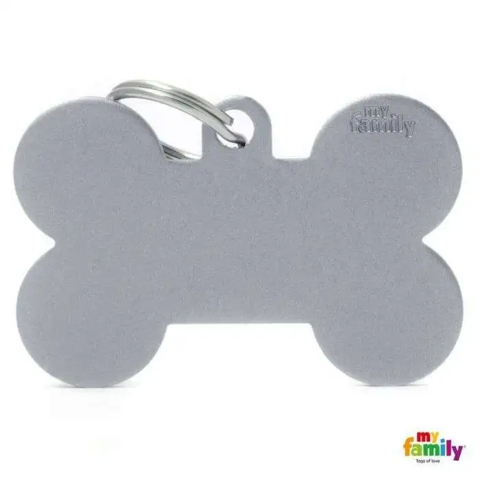PlacA Colecció Básico Hueso XL Aluminio Gris
