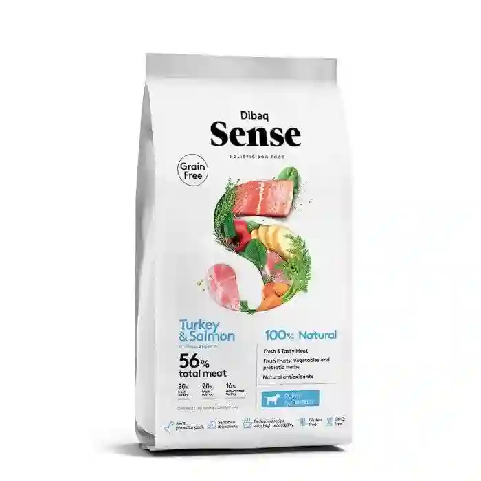 Dibaq Sense Salmón y Pavo (cachorro) para perros