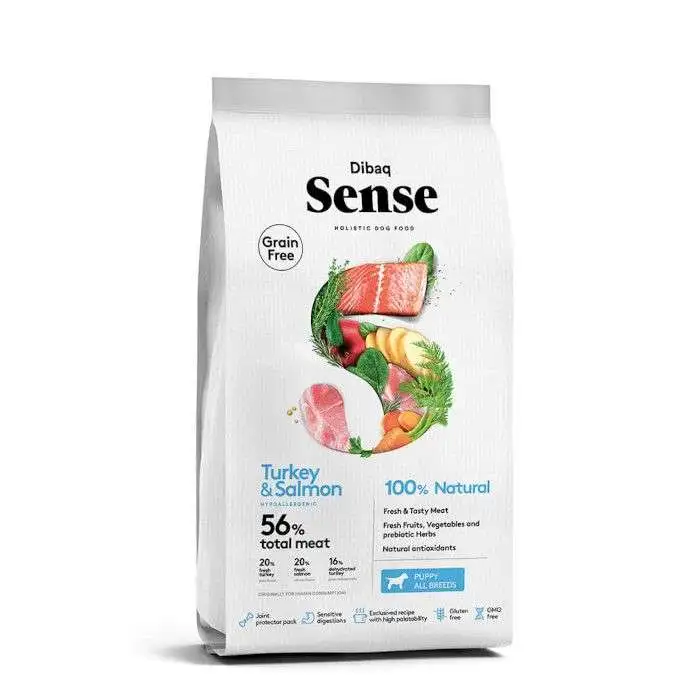 Dibaq Sense Salmón y Pavo (cachorro) para perros