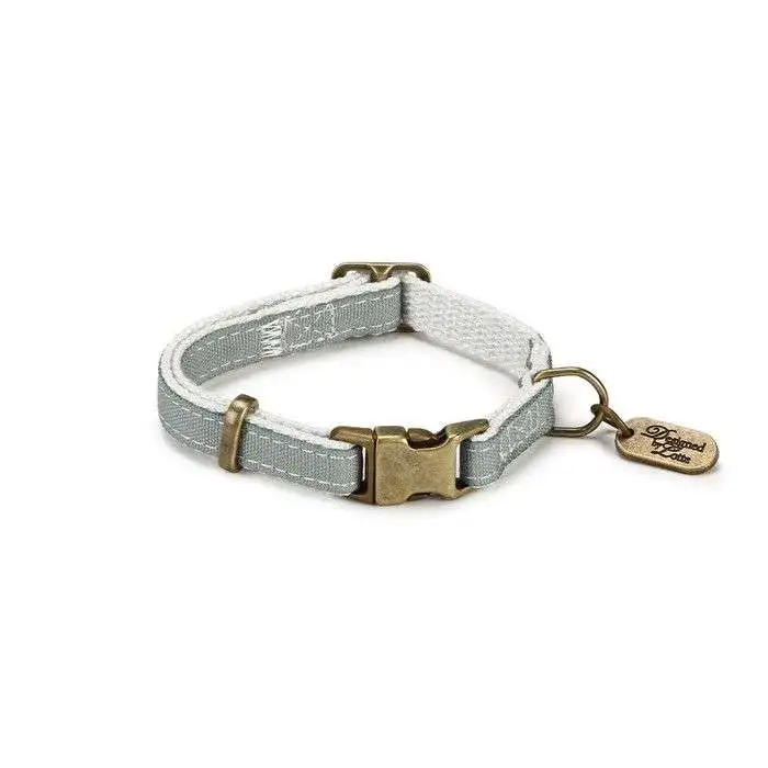 Collar Virante de Nylon Verde Menta para Perros
