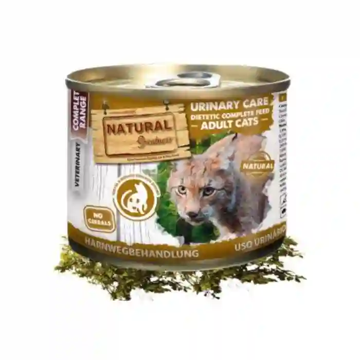 Dieta de grandeza natural Lata Cuidado Urinario - Estruvita Para Gatos 200g