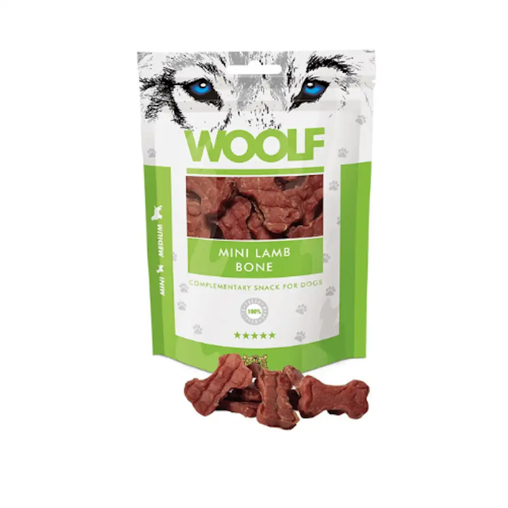 Bocadillos de lana Mini Hueso de Cordero 100g