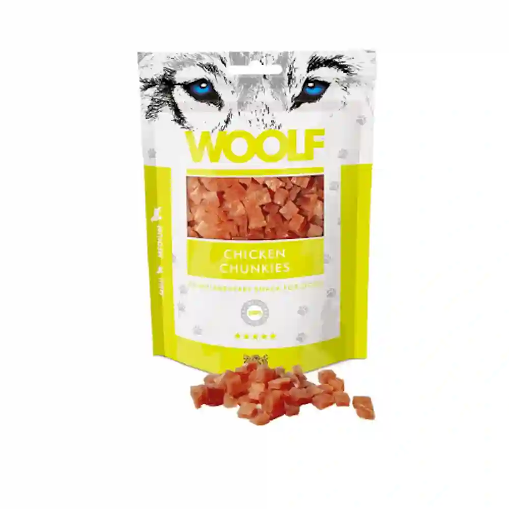 Bocadillos de Woolf dados de pollo 100g