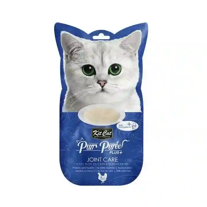 Kit Cat Snack Puree Plus Pollo (cuidado articular)