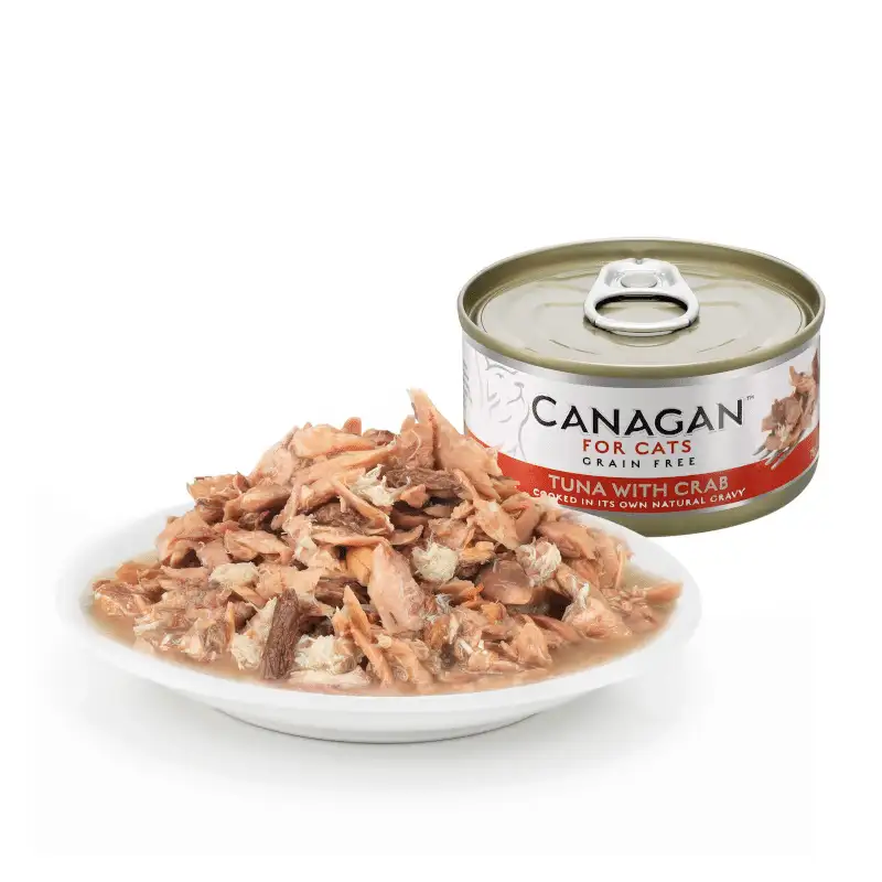 Canagan Lata Gato Atún Con Cangrejo 75G