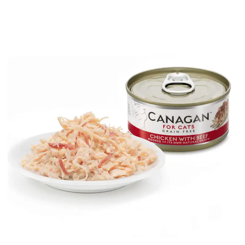 Canagan Lata Gato Pollo Con Ternera 75G