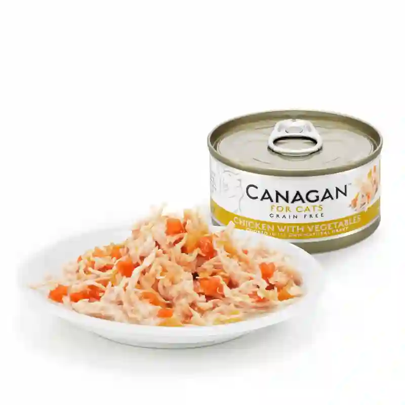 Canagan Lata Gato Pollo Con Verduras 75G