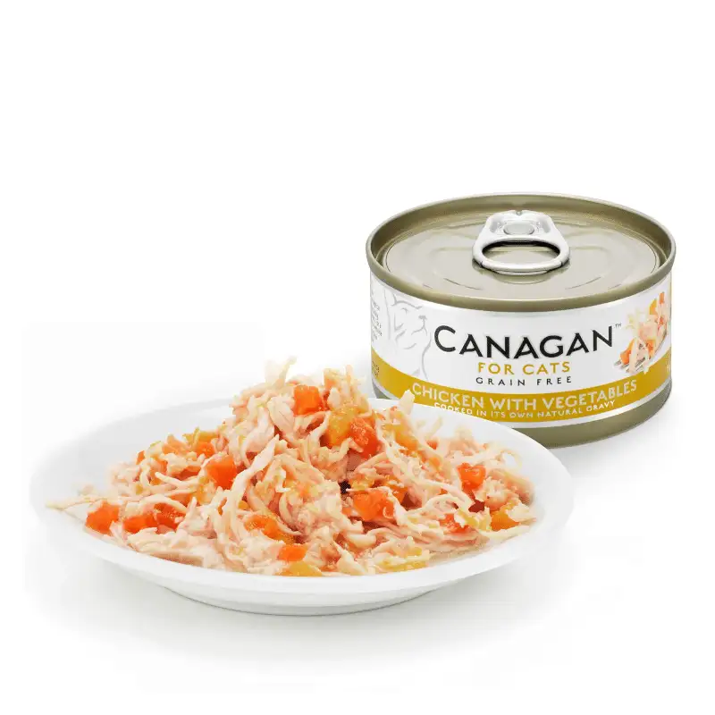 Canagan Lata Gato Pollo con Verduras 75g