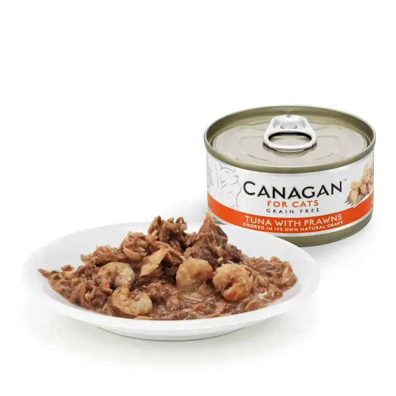 Canagan Lata Gato Atún Con Gambas 75G