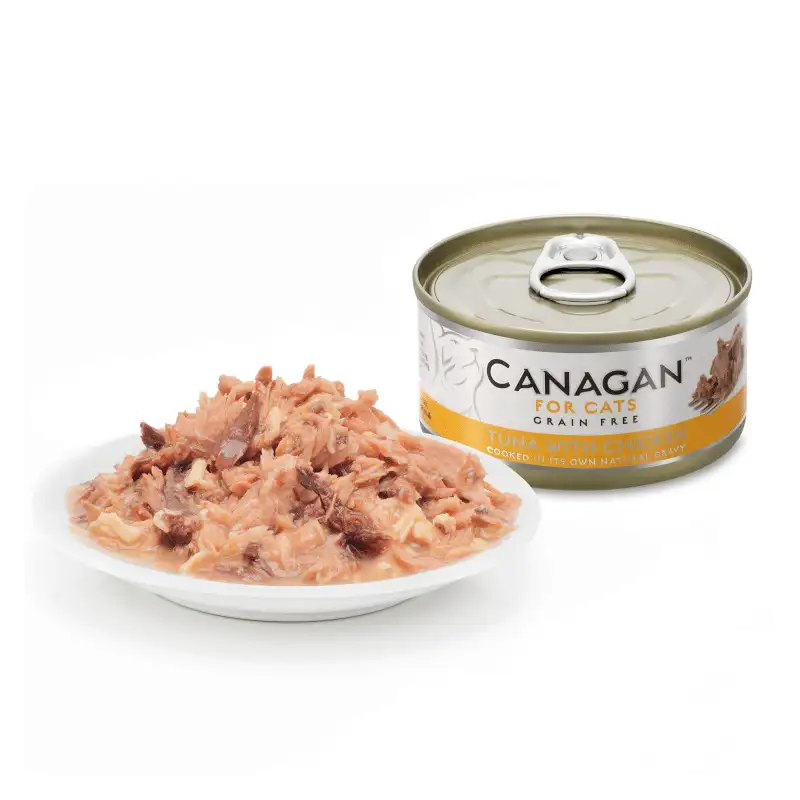 Canagan Lata Gato Atún Con Pollo 75G