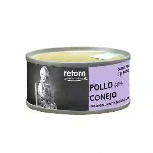 Retorn lata pollo conejo 80g