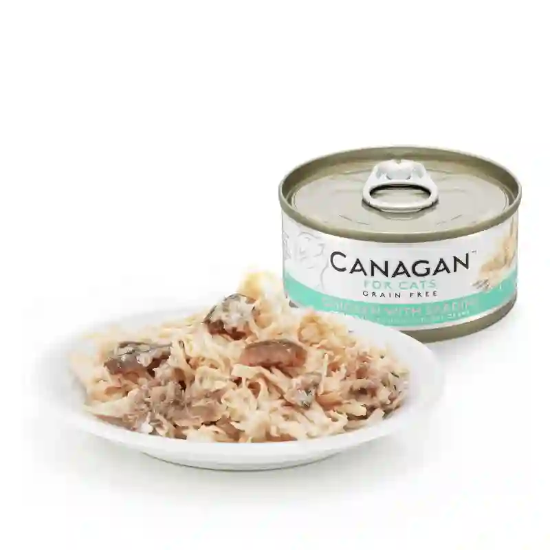 Canagan Lata Gato Pollo Con Sardinas 75G