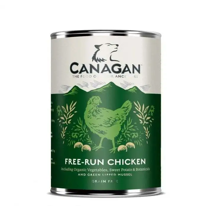 Canagan lata pollo campero para perros 400g