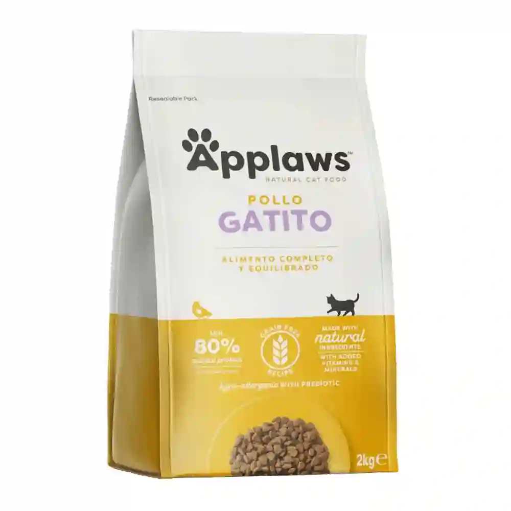 PLAWS Cat Kitten Con Pollo