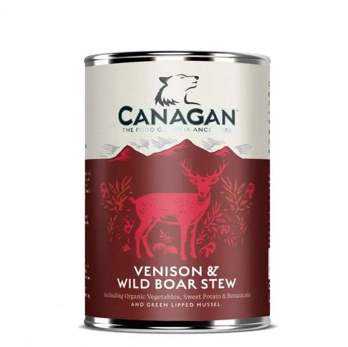 Canagan Lata Flofado de Venado y Jabalí Salvaje para Perros 400G