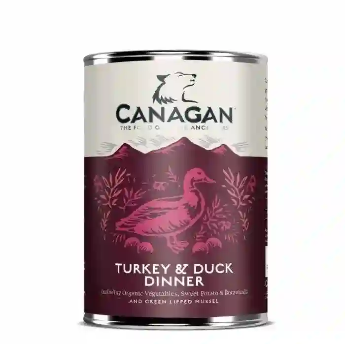 Canagan Lata Cena de Pavo y Pato para Perros 400G