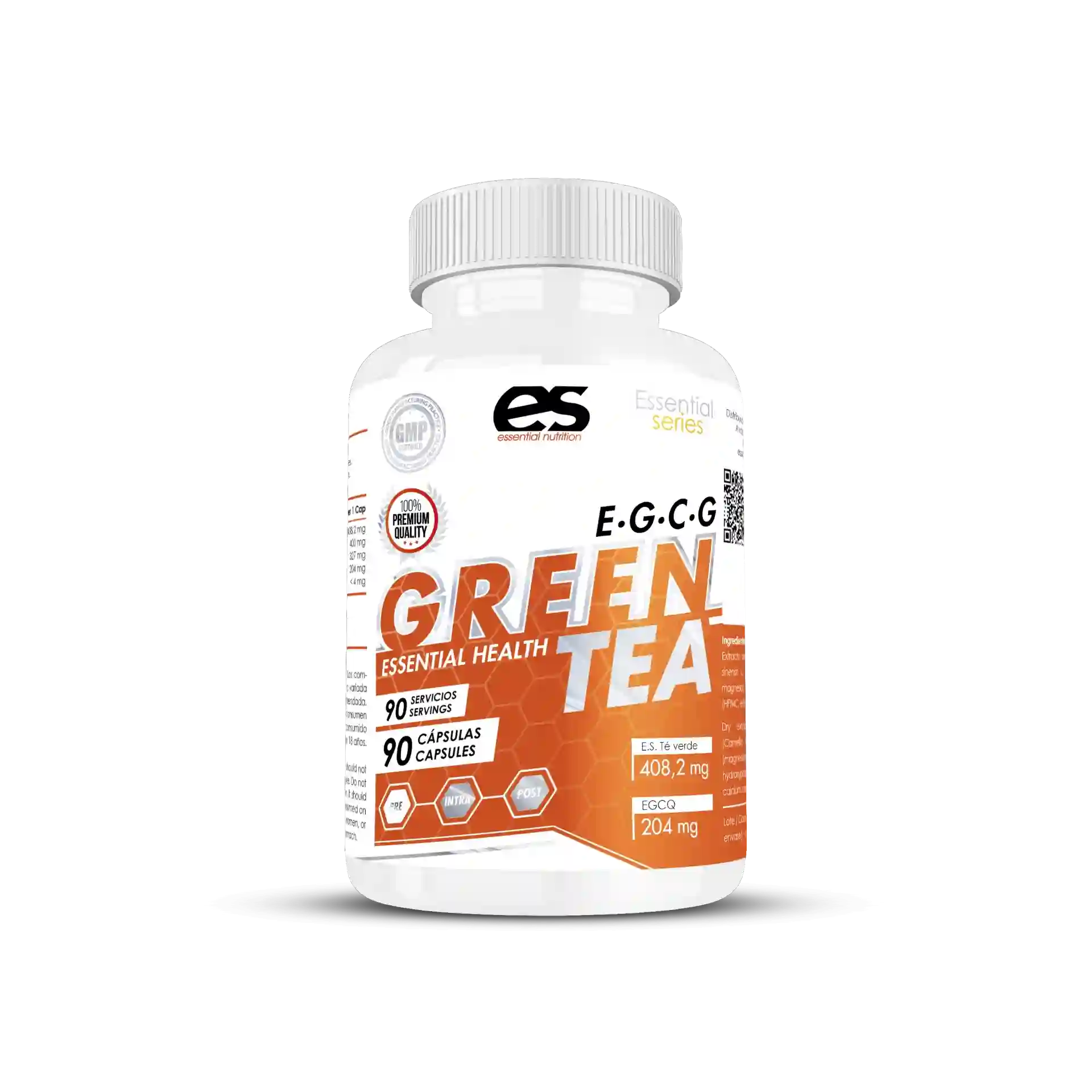 Nutrición esencial Té verde + EGCG 90 Caps