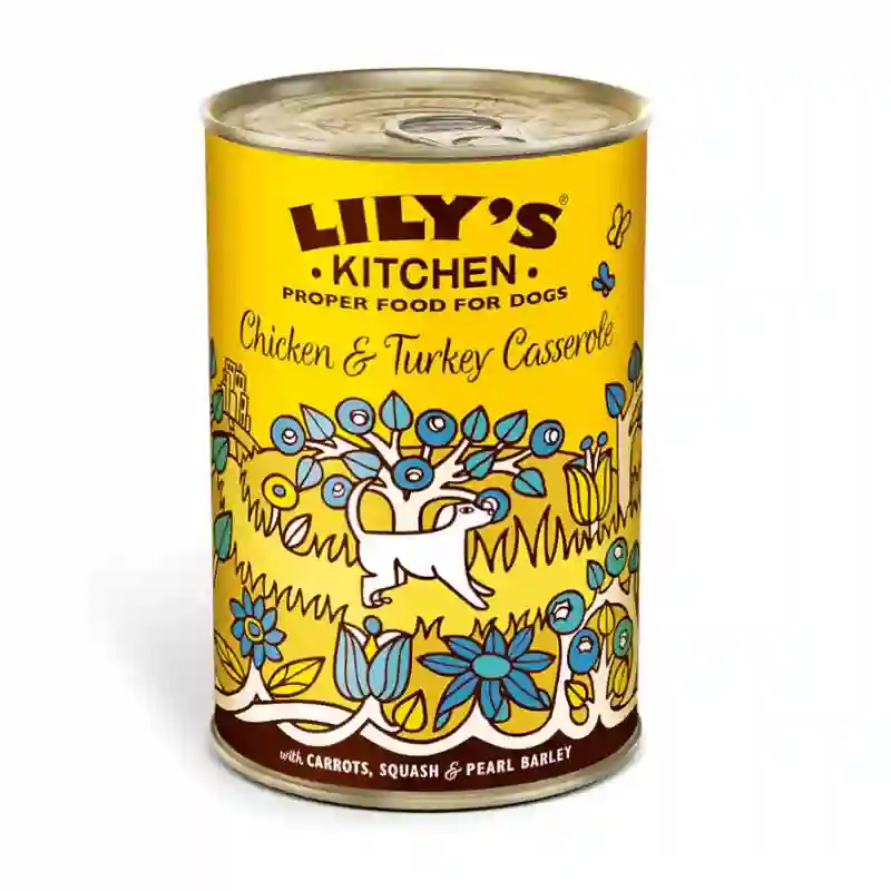 Lily's Kitchen Lata Frofado de Pollo y Pavo 400G