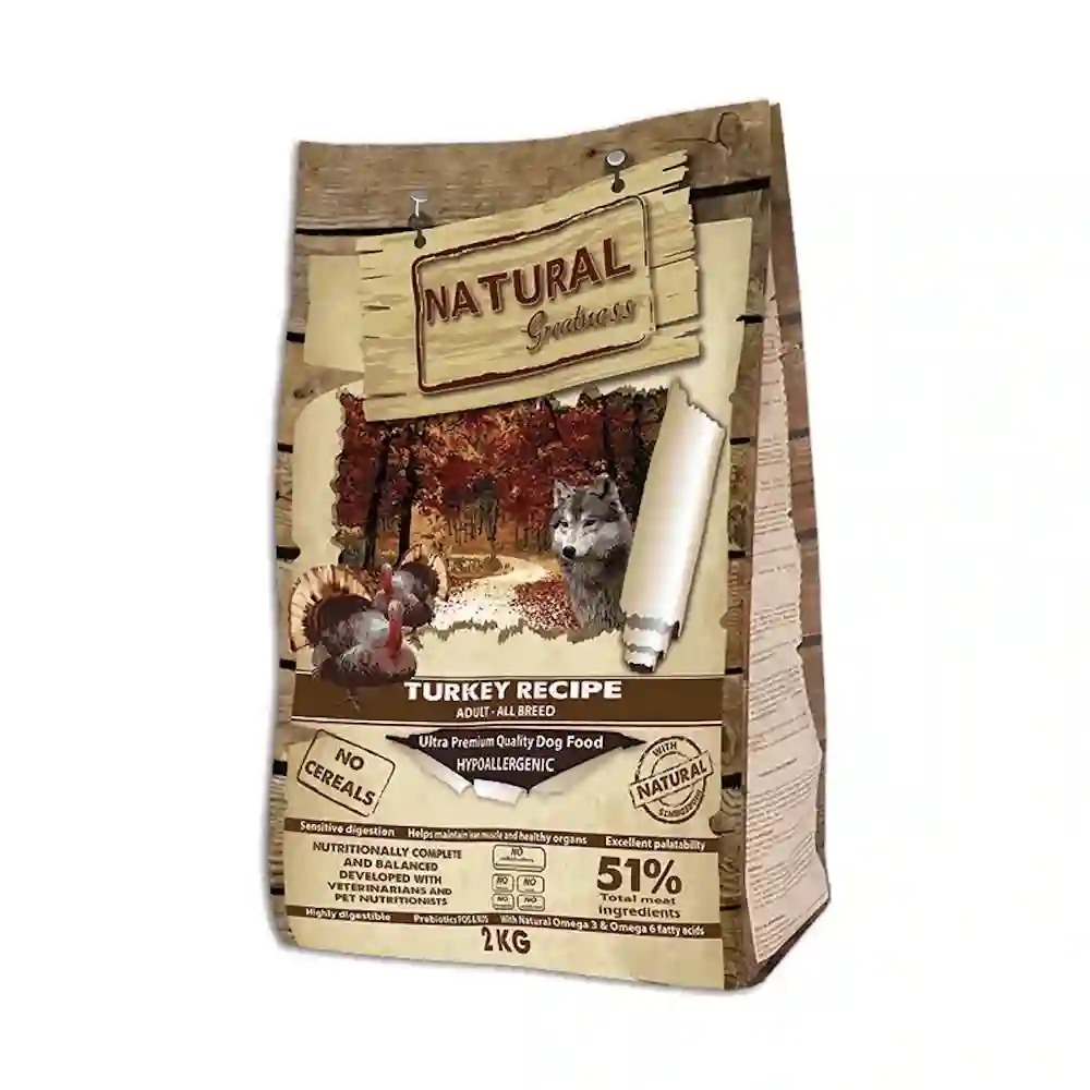Grandeza natural receta pavo para perros