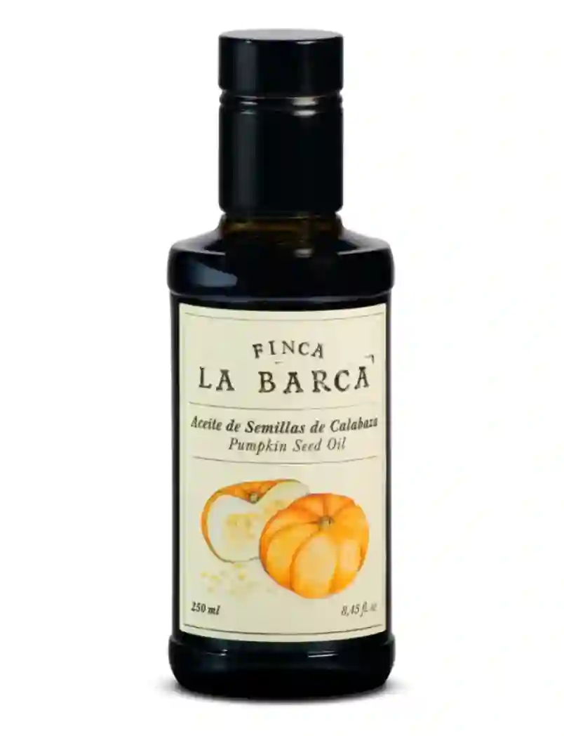 Finca La Barca Aceite de Semillas de Calabaza - Botella de Vidrio 250 ml.