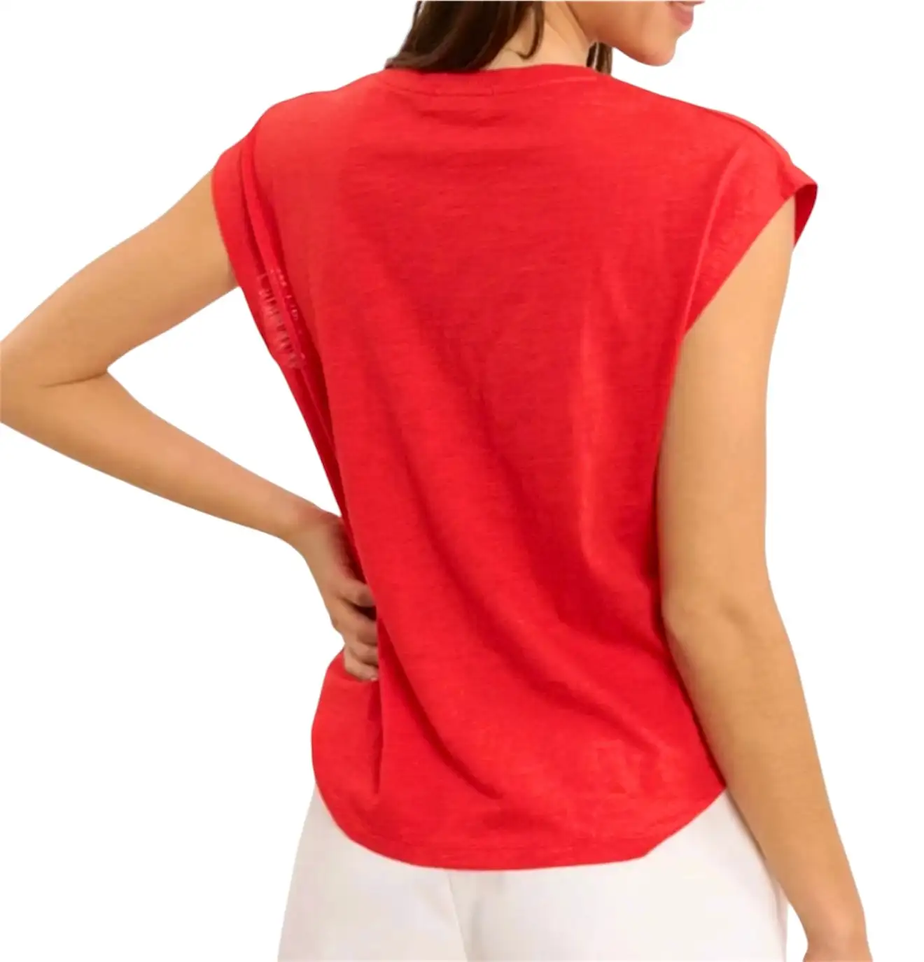 Camiseta color rojo - Imagen 2