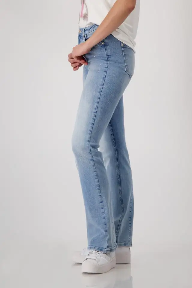 Pantalón Monnari Denim with a pedrery - Image 2