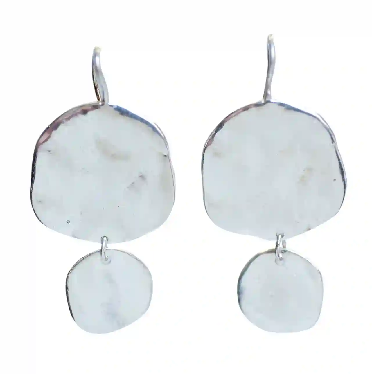 Aretes de doble disco de ibiza